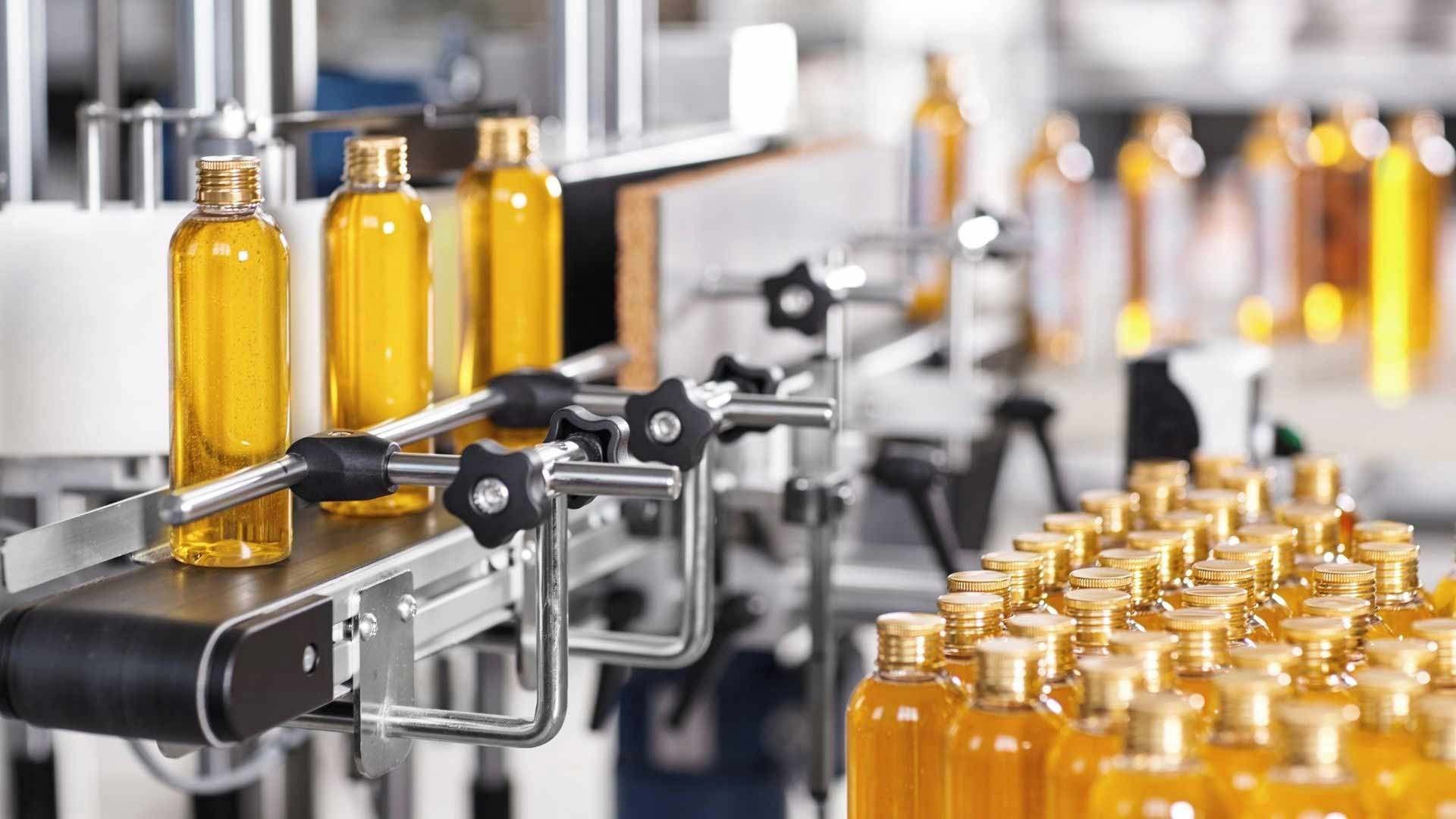 production line of cosmetics